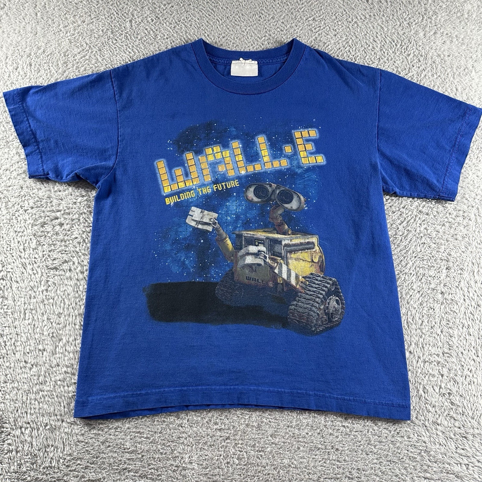 Vintage Disney Wall - E Promo Shirt Mens Small Cropped Boxy Graphic Robots